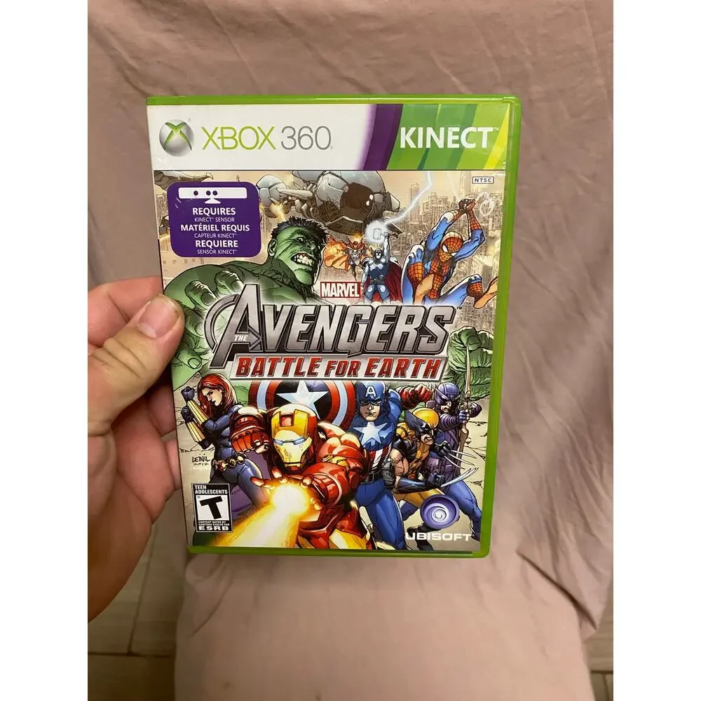 Marvel Avengers: Battle for Earth (Microsoft Xbox 360, 2012) CIB